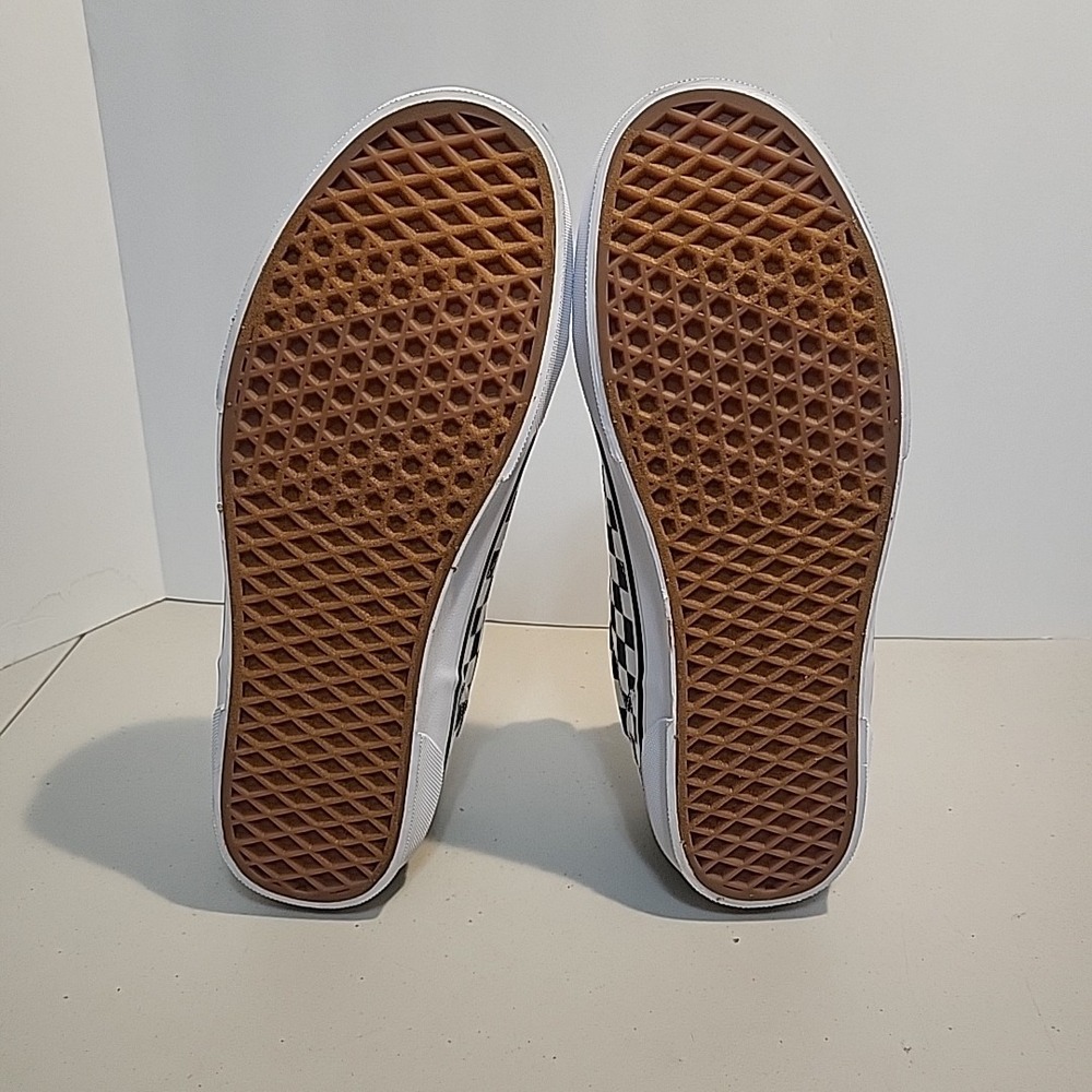 Vans Seldan Checkerboard Skate Shoes Canvas Black White Mens Sz 11.5 VN000CT3BA2 - Picture 7 of 8